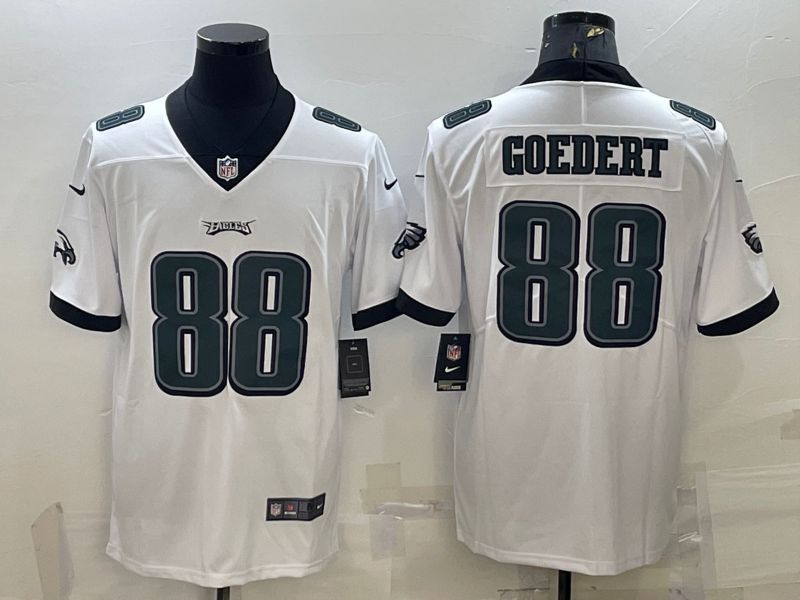 Men Philadelphia Eagles #88 Goedert White 2022 Vapor Untouchable Limited Nike NFL Jersey